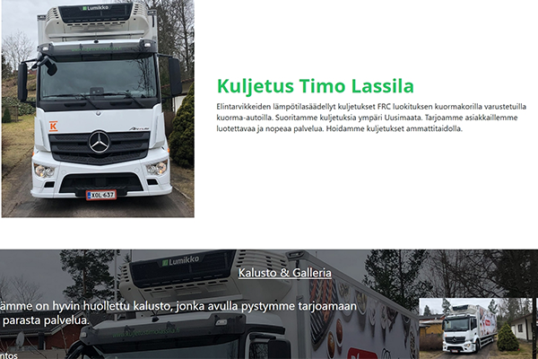Kuljetustimolassila.fi